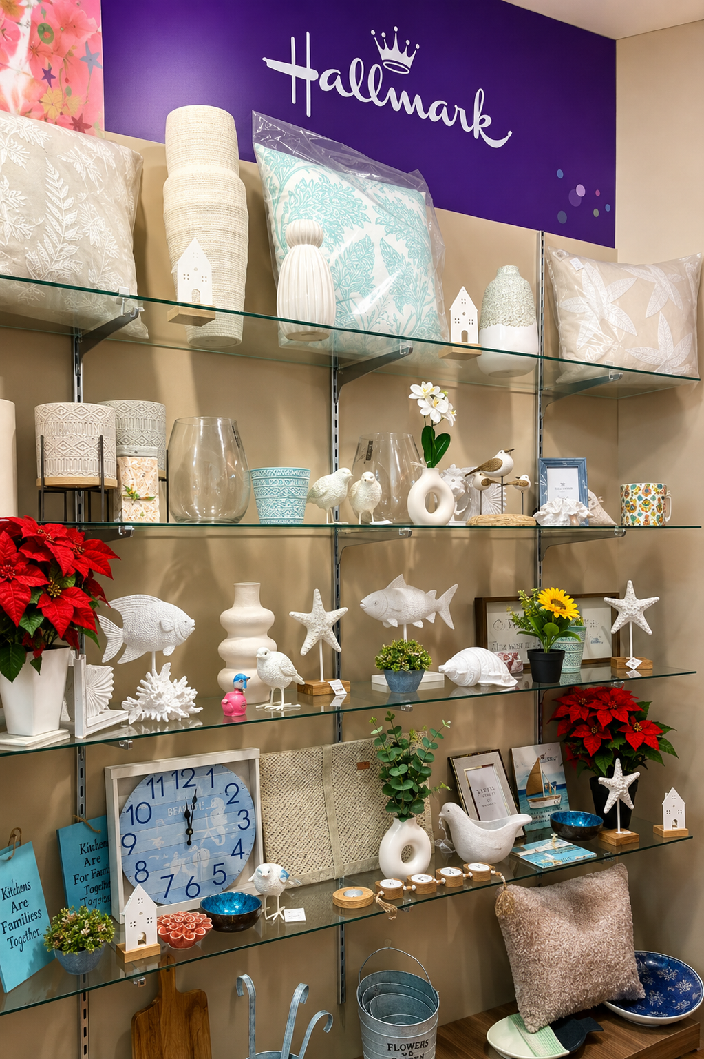 Hallmark homewares and giftware display in store