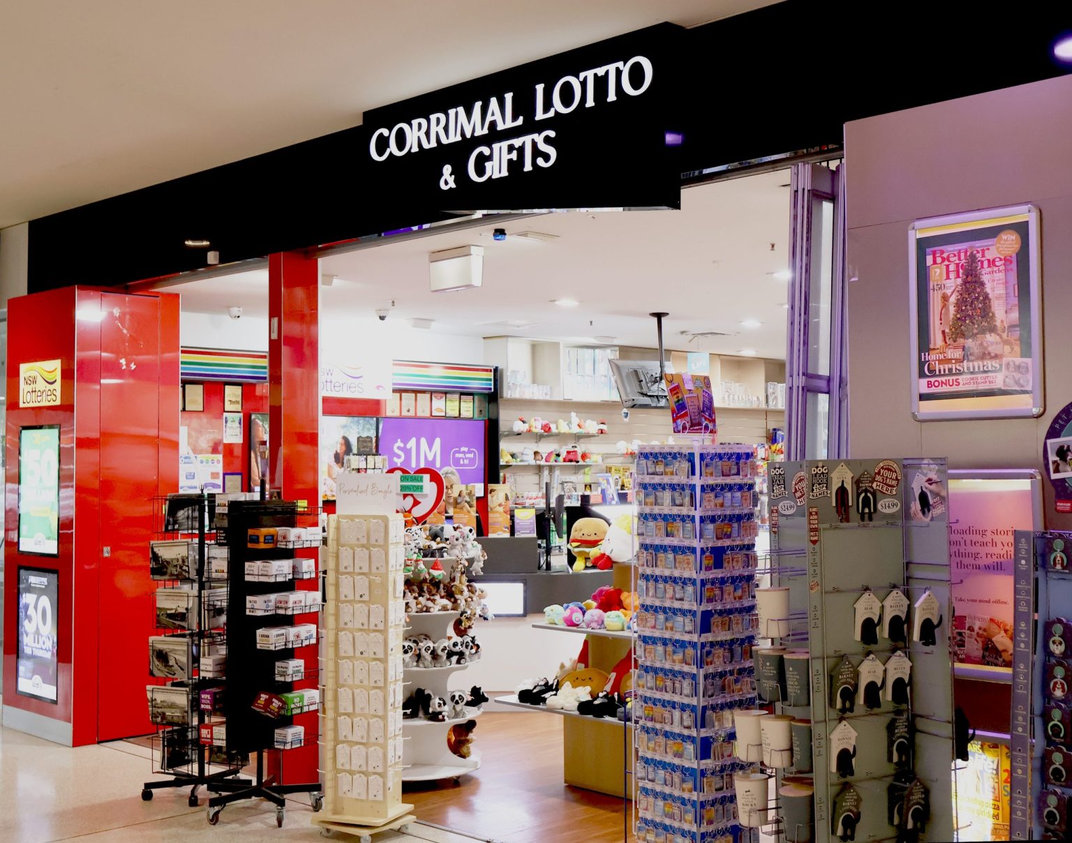 Corrimal Lotto & Gifts storefront inside Corrimal Village